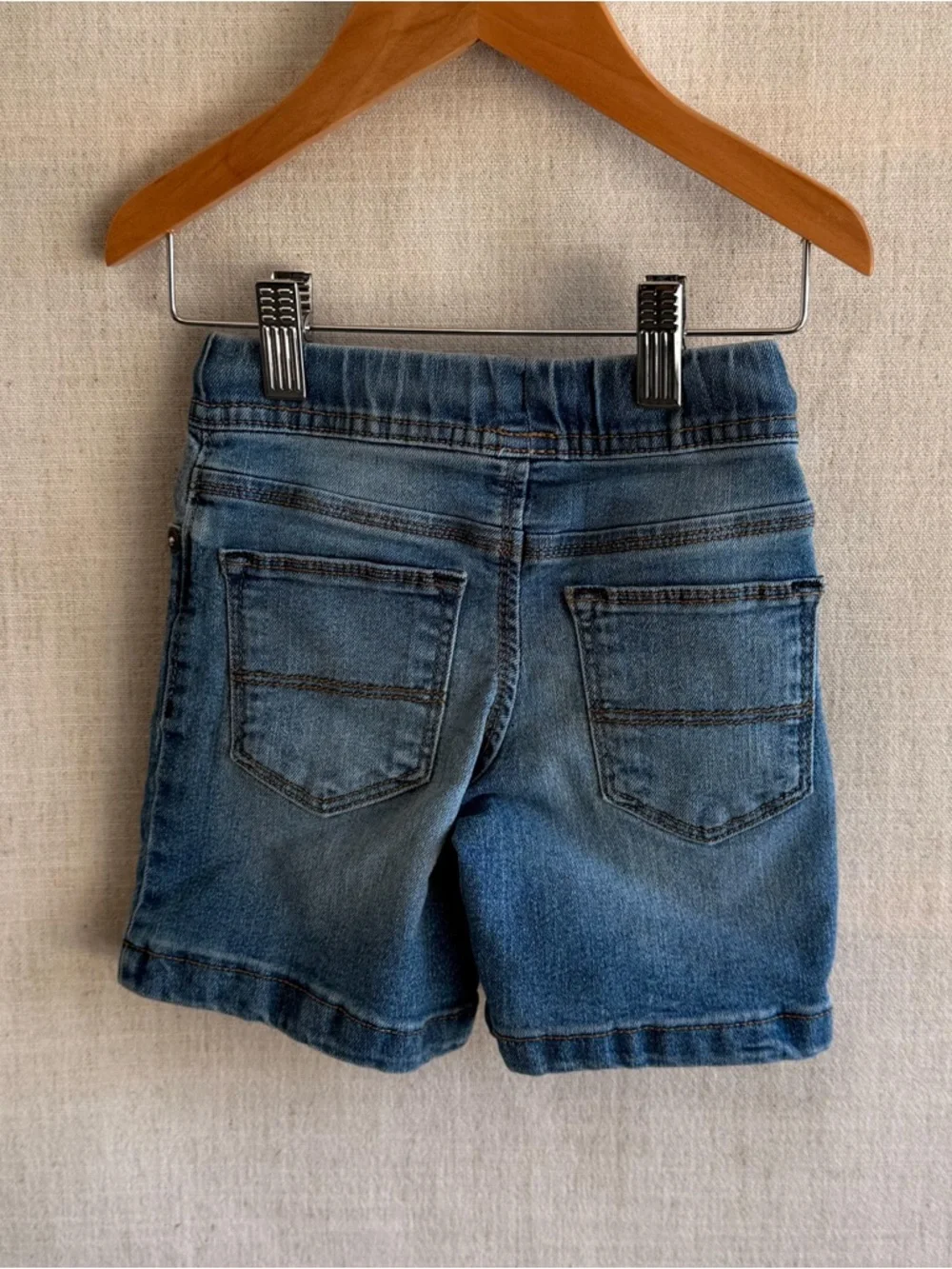 OshKosh B'gosh Classic Blue Denim Pull-On Shorts 3T
